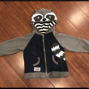 Raccoon hoodie.